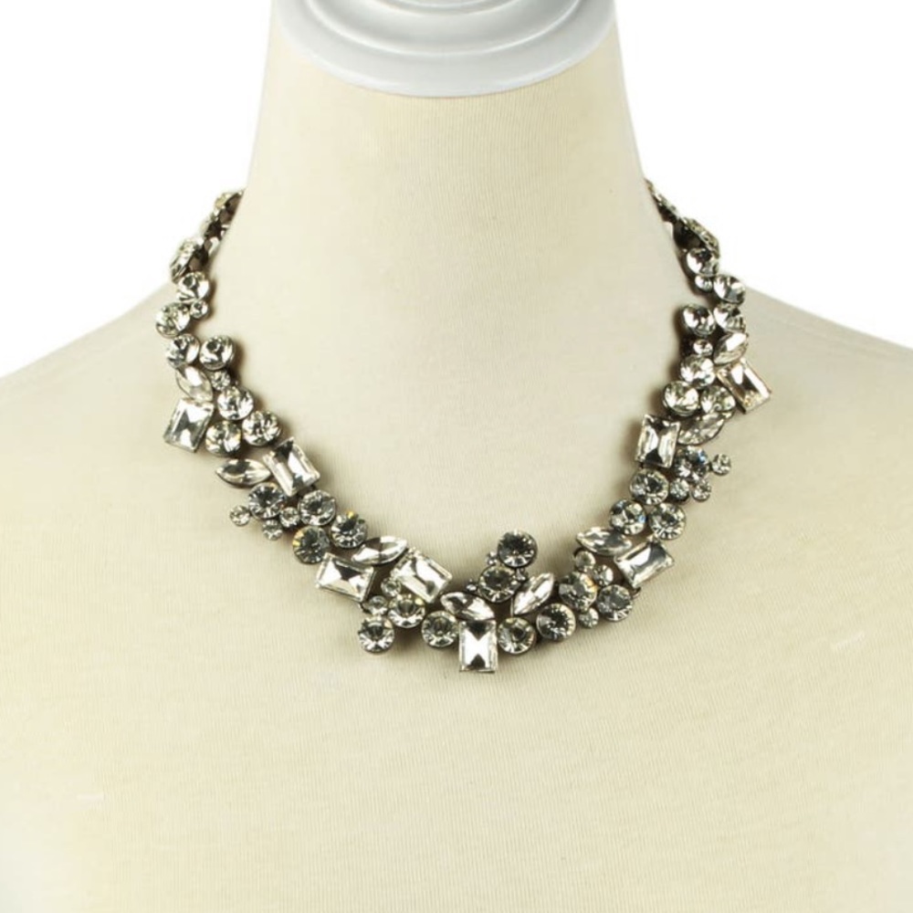 Eye Candy Los Angeles Crystal Cluster Collar Neck New With Tag